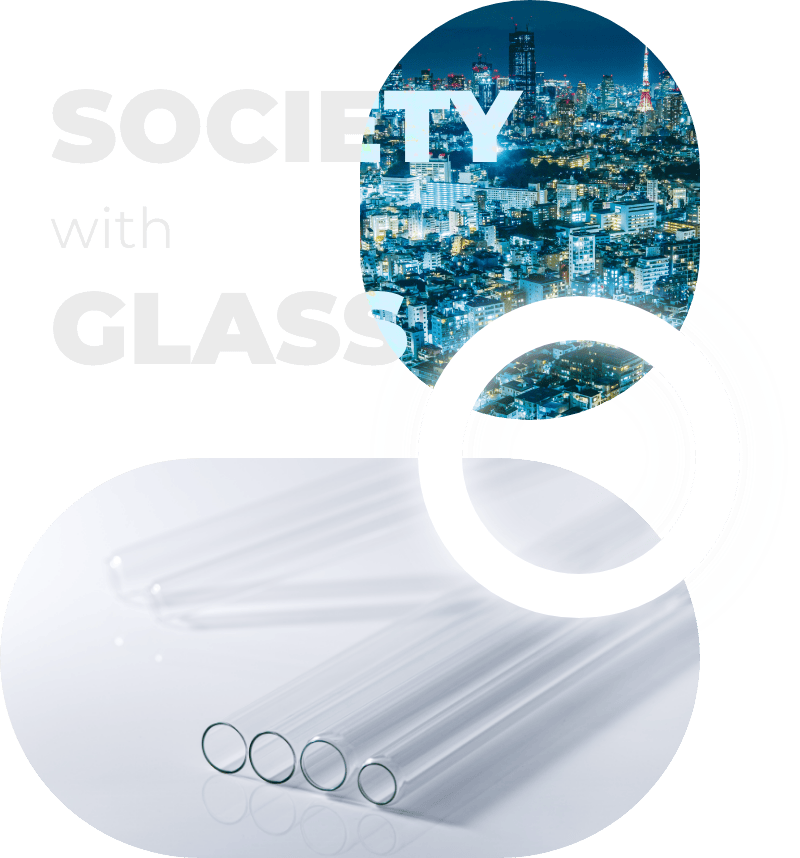 society with glass